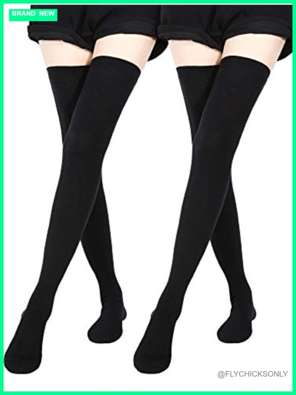 Extra Long Thigh High Cotton Socks Over Knee Boot Stockings